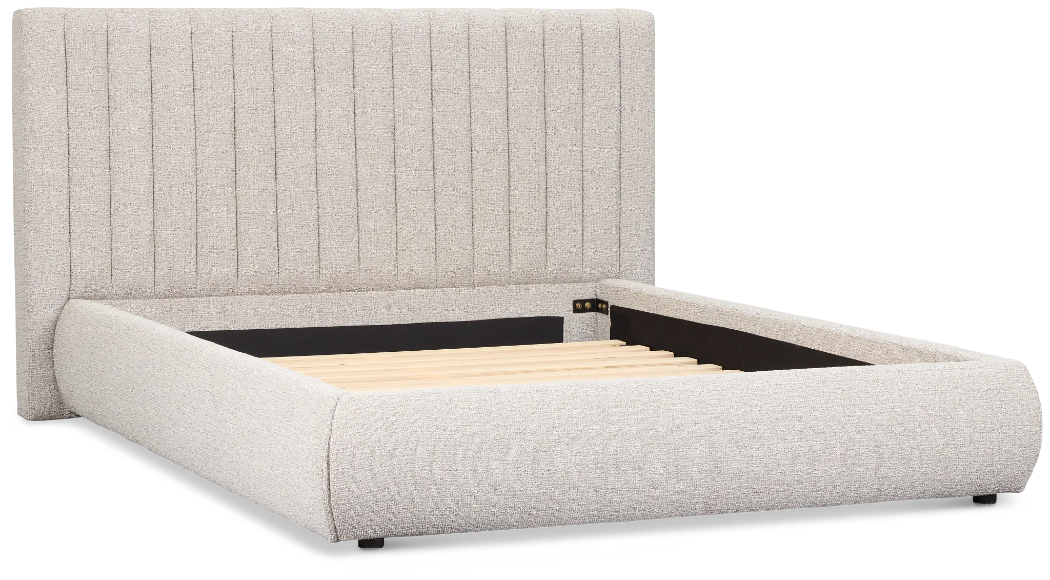 Nomad Gray Uph Platform Bed