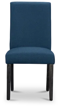 Dublin Navy Dark Tone Upholstered Side Chair