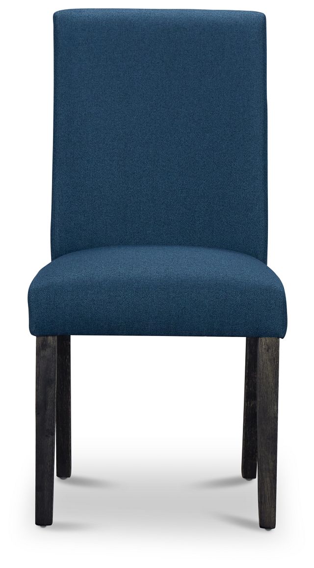 Dublin Navy Dark Tone Upholstered Side Chair