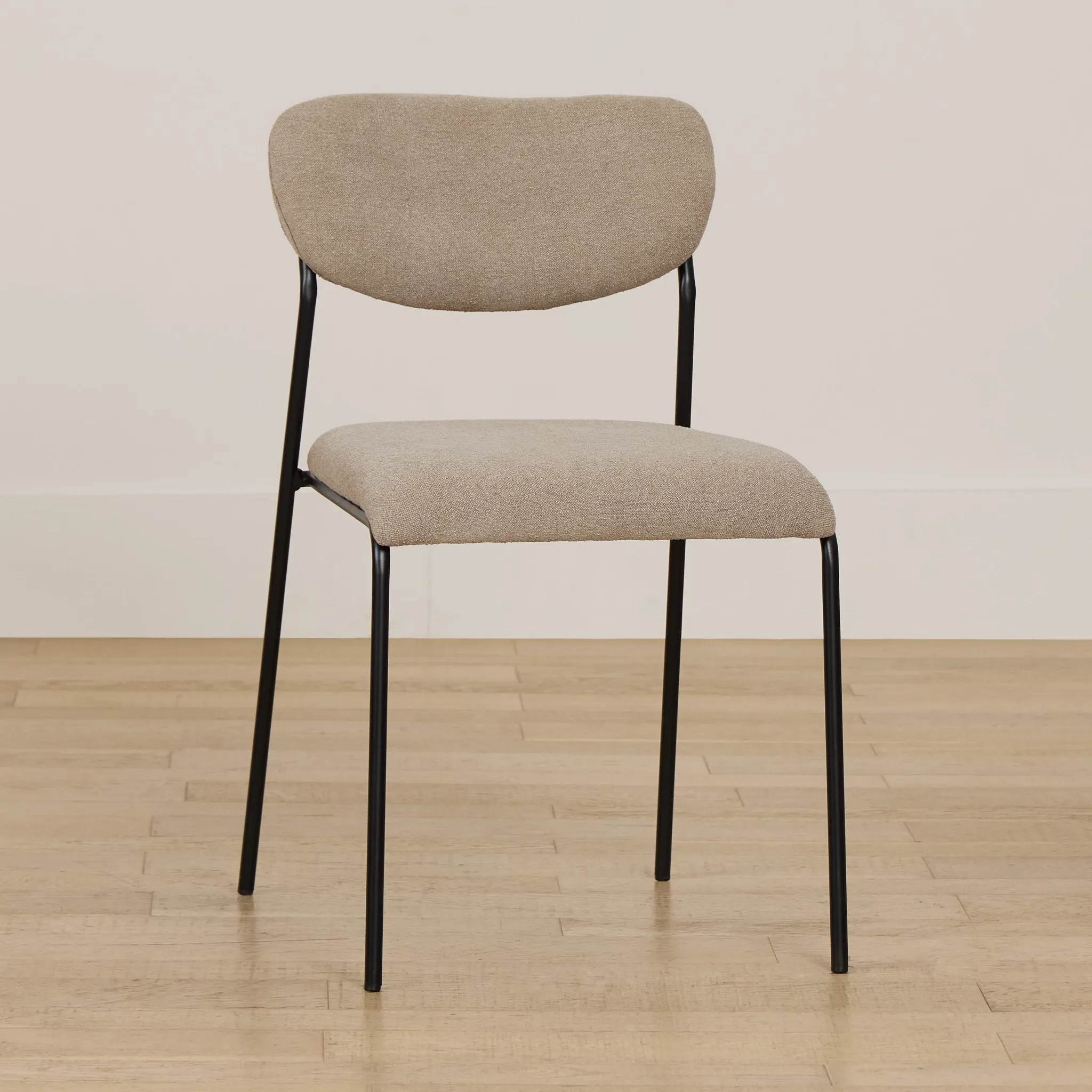 Lynden Gray Metal Upholstered Side Chair