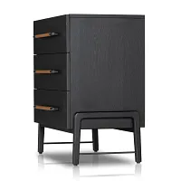 Four Hands Ronia Black Nightstand