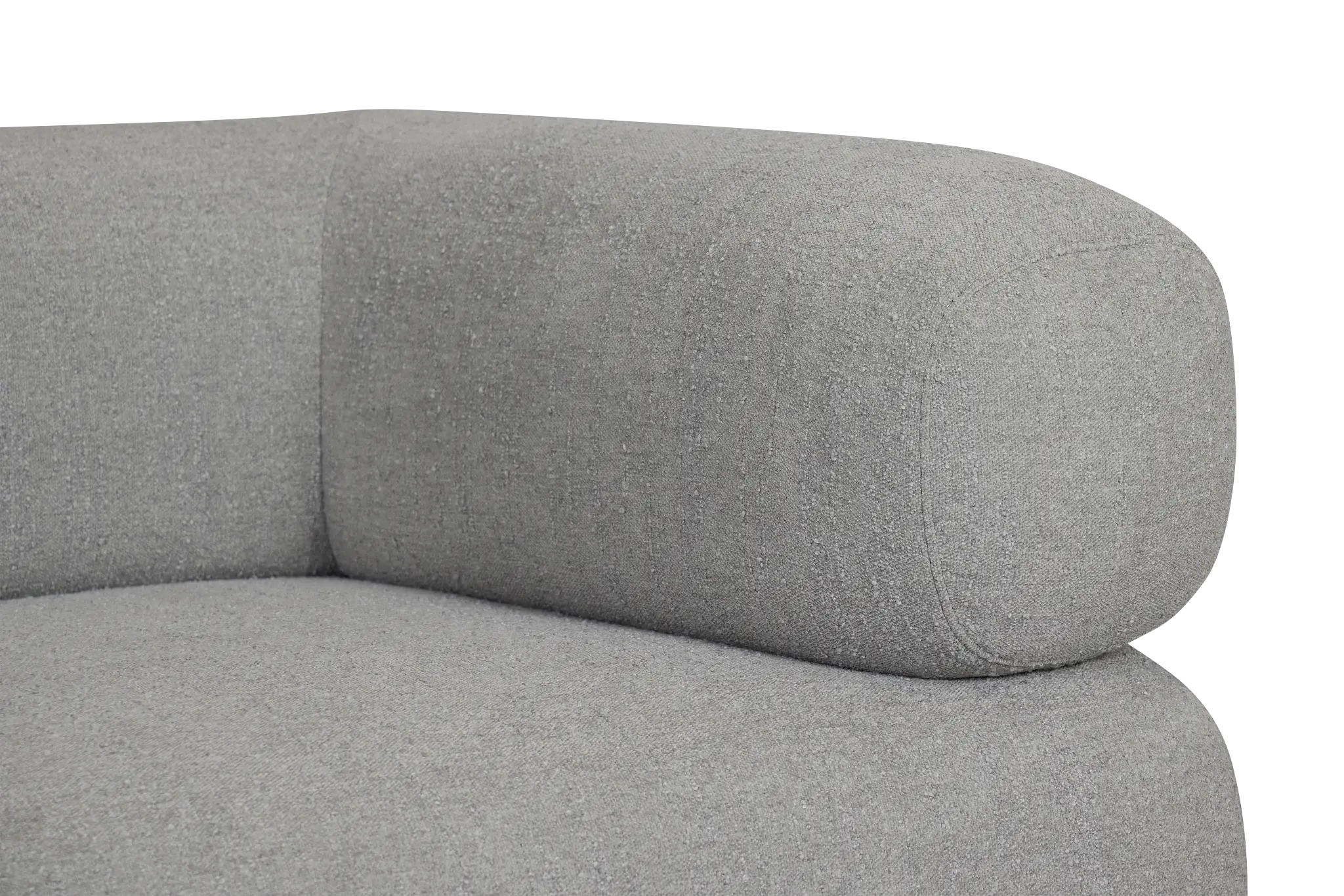 Celeste Light Gray Fabric Right Chair Celeste Light Gray Fabric Right Chair