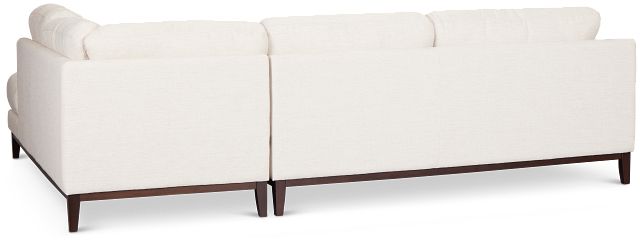 Wesley Light Beige Fabric Small Right Bumper Sectional