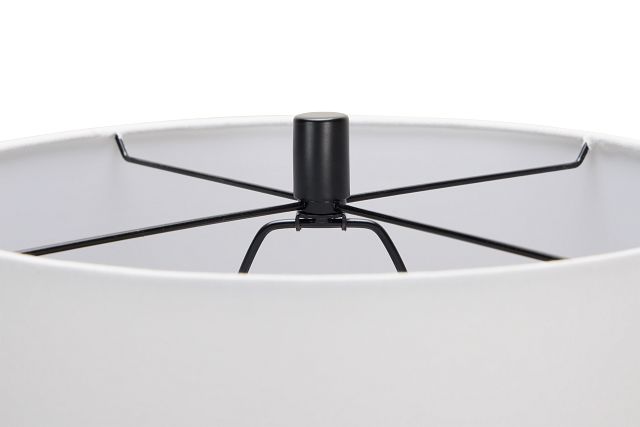 Miva Black Ceramic Table Lamp