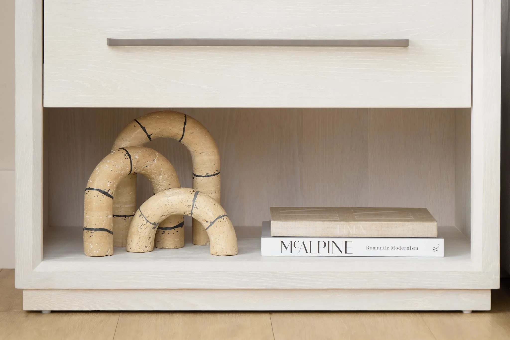 Elodie Ivory Stone Tabletop Accessory