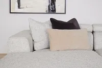 Eden Taupe Lumbar Accent Pillow