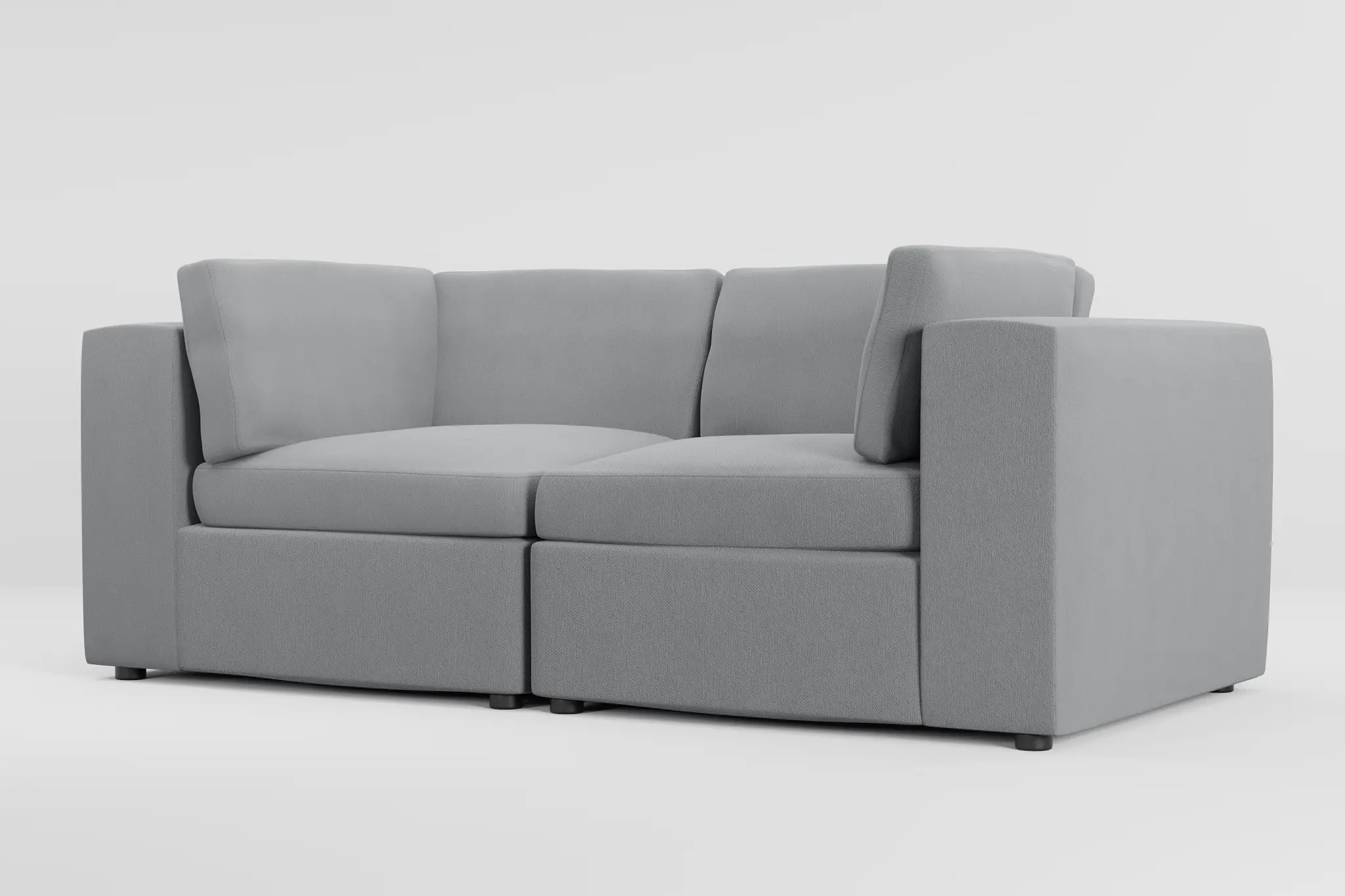 Destin Revenue Beige Fabric 2-piece Modular Sofa Destin Revenue Beige Fabric 2-piece Modular Sofa