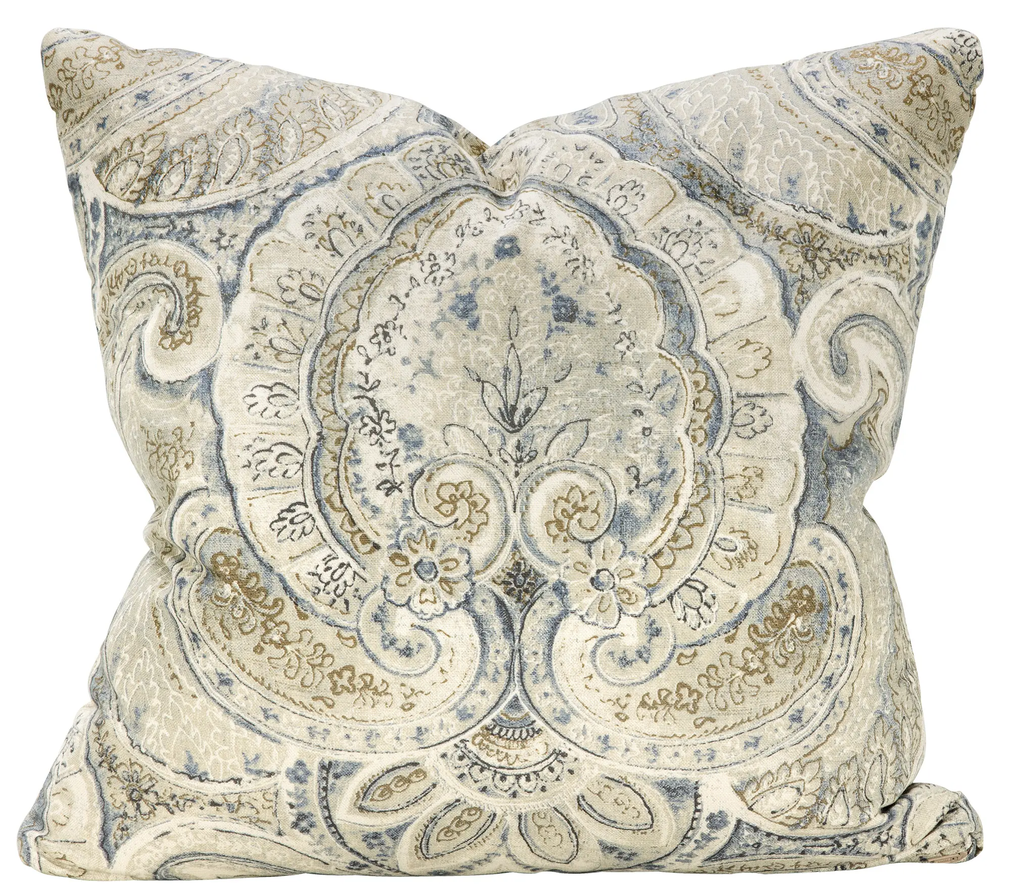 Sonoma Blue Floral Square Accent Pillow Sonoma Blue Floral Square Accent Pillow