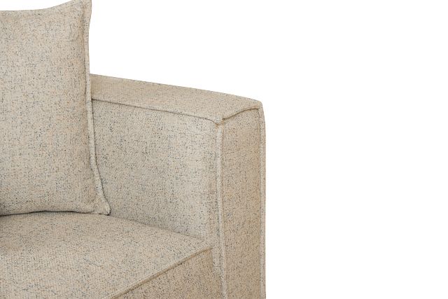 Tatum Beige Fabric Corner Chair