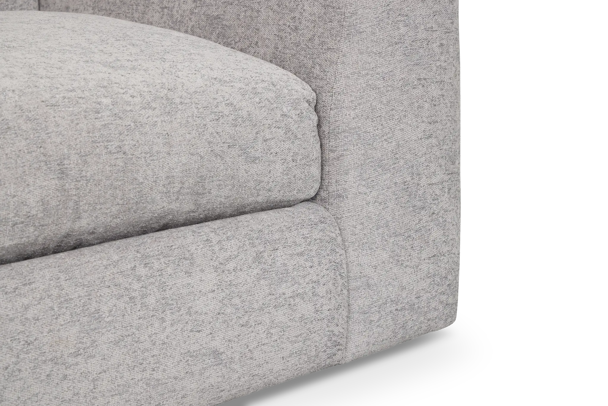 Calista Pewter Fabric Large Two-arm Sectional Calista Pewter Fabric Large Two-arm Sectional