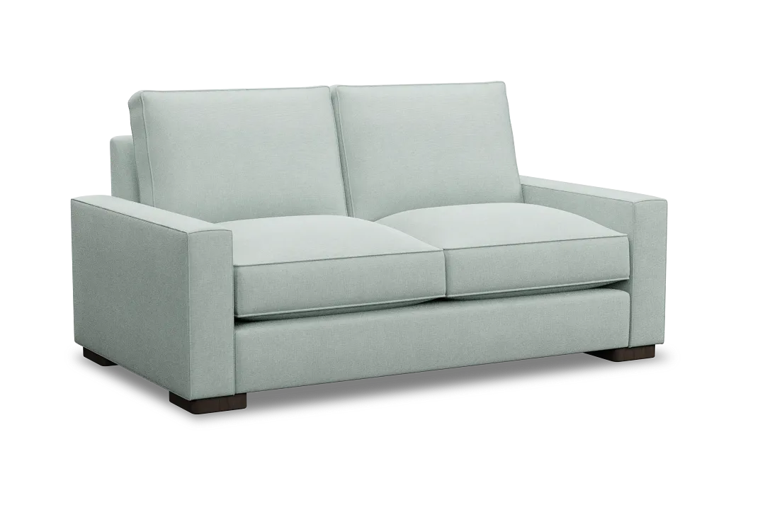 Edgewater Suave Light Green Loveseat