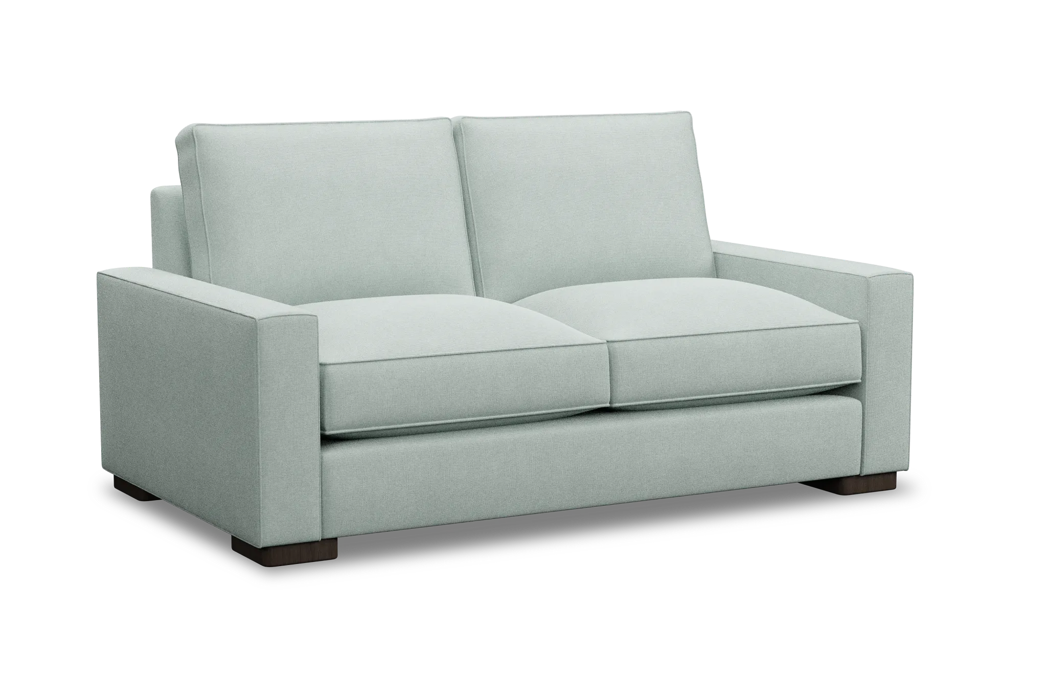 Edgewater Suave Light Green Loveseat
