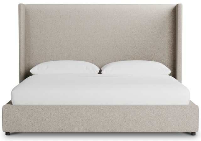 Captiva Gellar Brown 60" Upholstered Shelter Bed