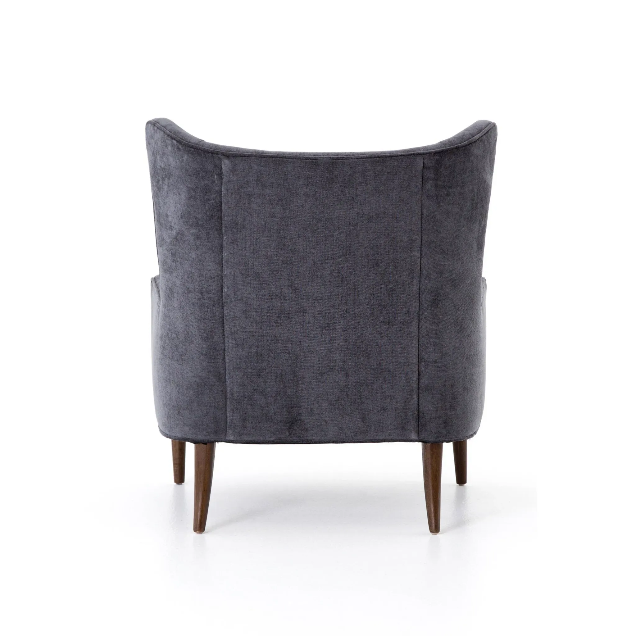 Four Hands Clare Dark Gray Velvet Accent Chair