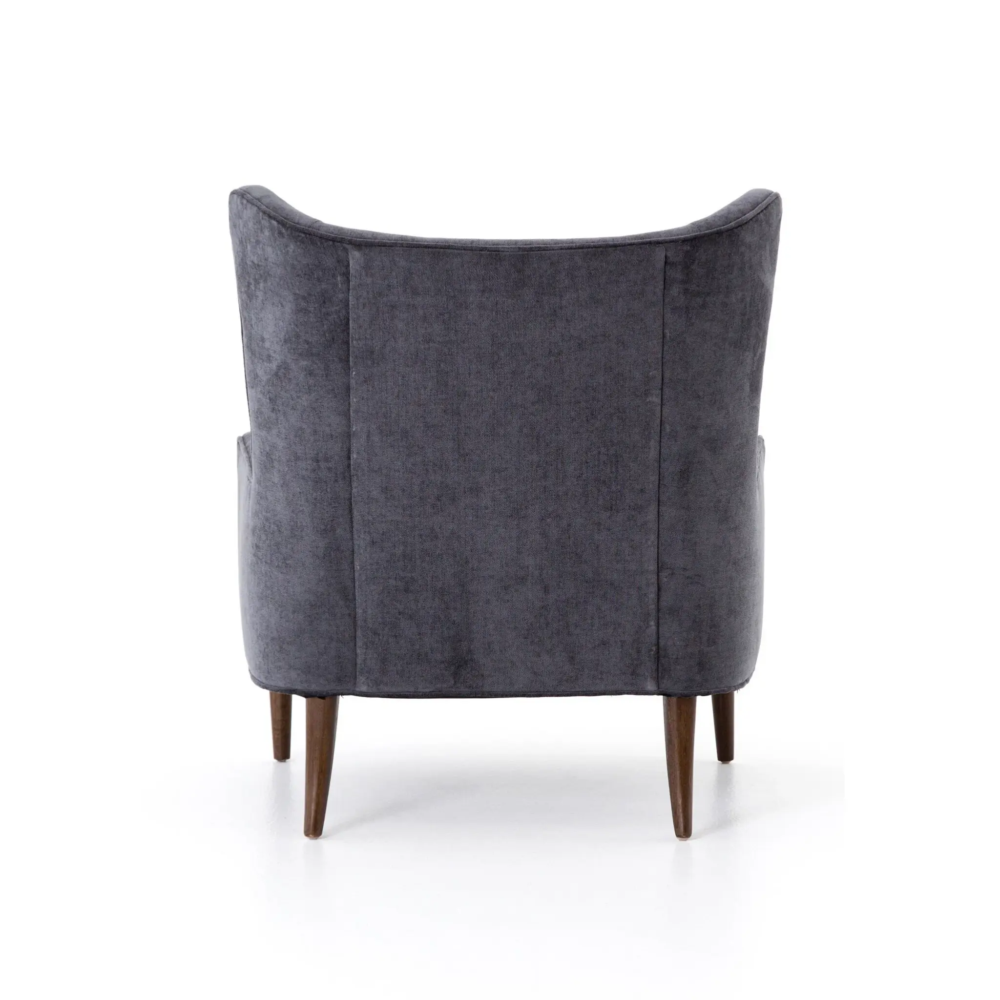 Four Hands Clare Dark Gray Velvet Accent Chair Four Hands Clare Dark Gray Velvet Accent Chair