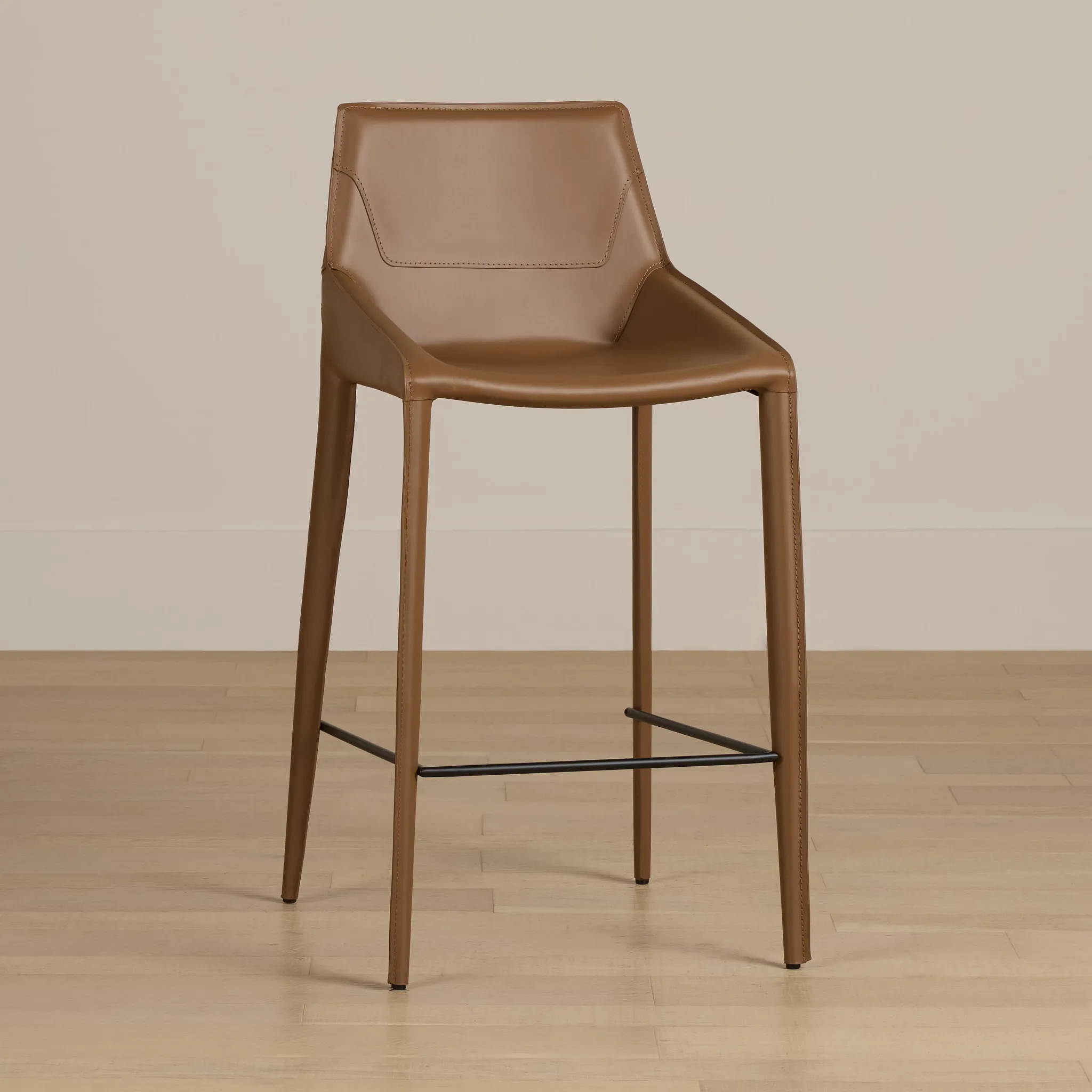 Wayne Brown 27" Upholstered Barstool