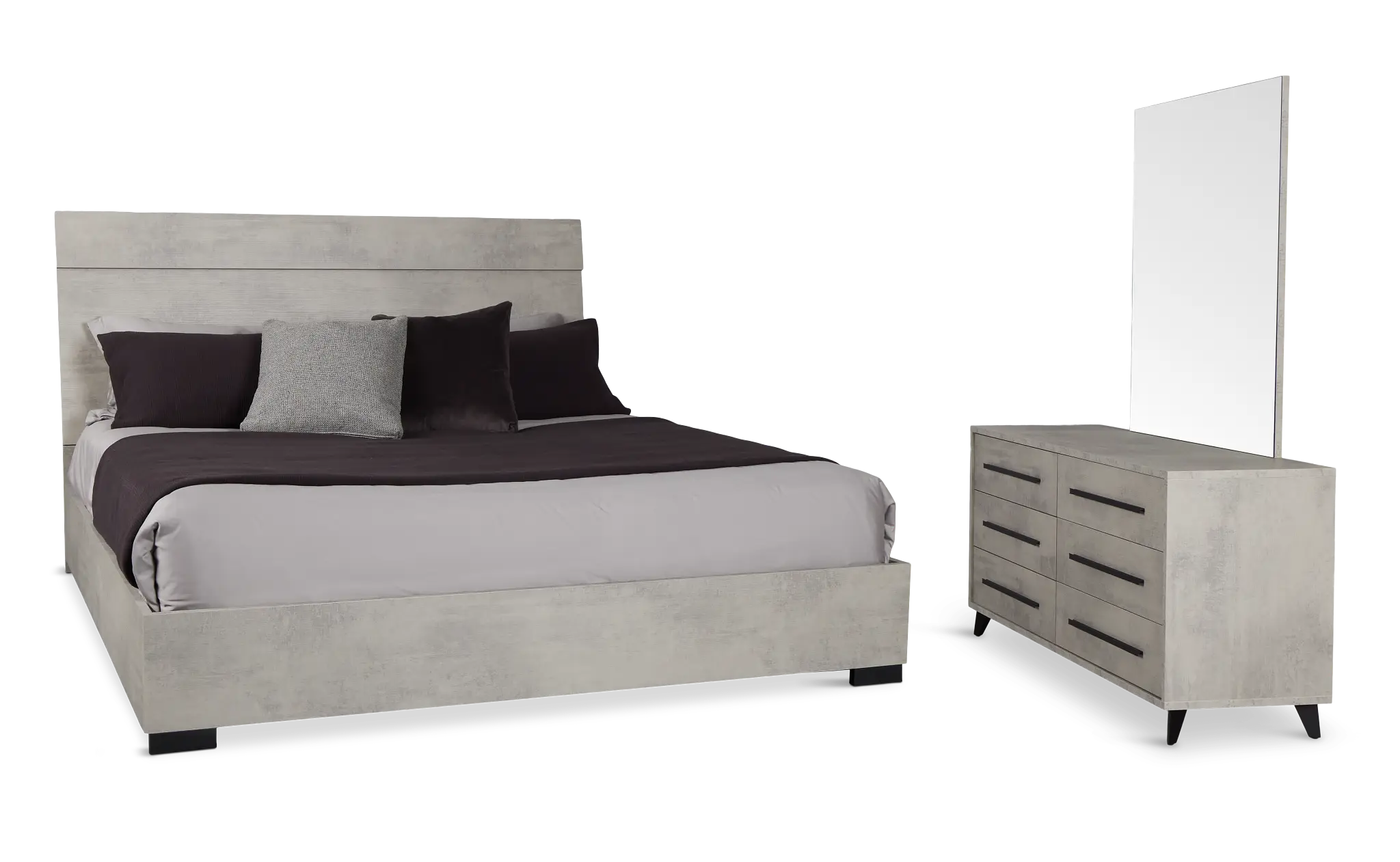 Pomona Gray Panel Bedroom Pomona Gray Panel Bedroom