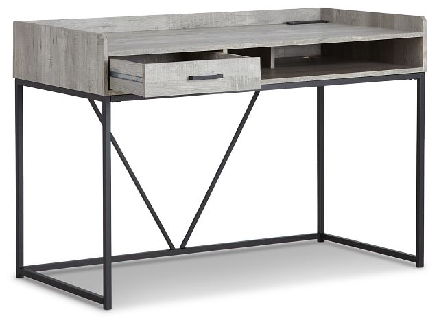 Coppell Gray Writing Desk (4)