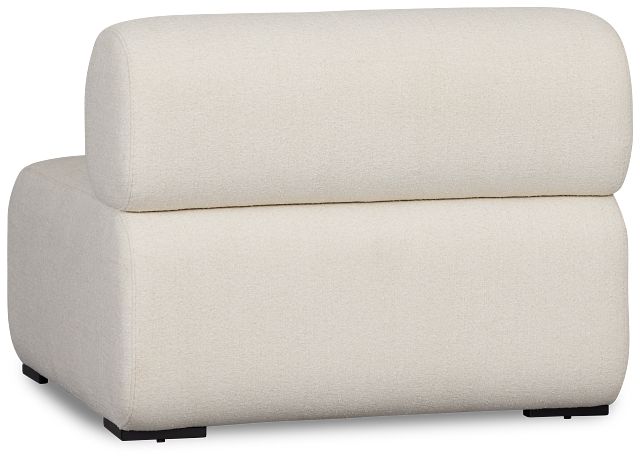 Celeste Light Beige Fabric Armless Chair