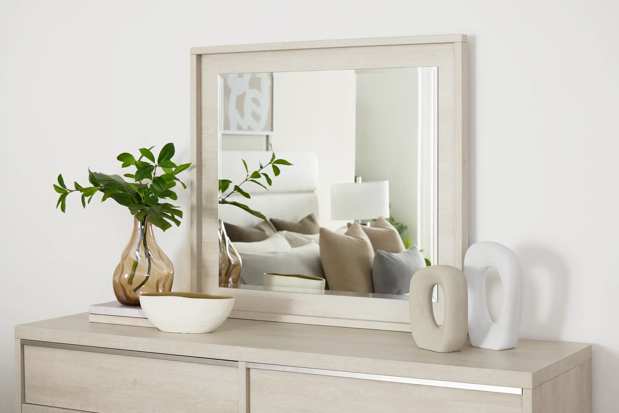 Capraia Light Tone Dresser & Mirror Capraia Light Tone Dresser & Mirror