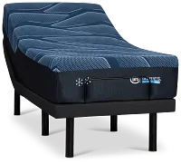 Iseries Nxg 2500 12.5" Plush Baselogic Platinum Adjustable Base Mattress Set