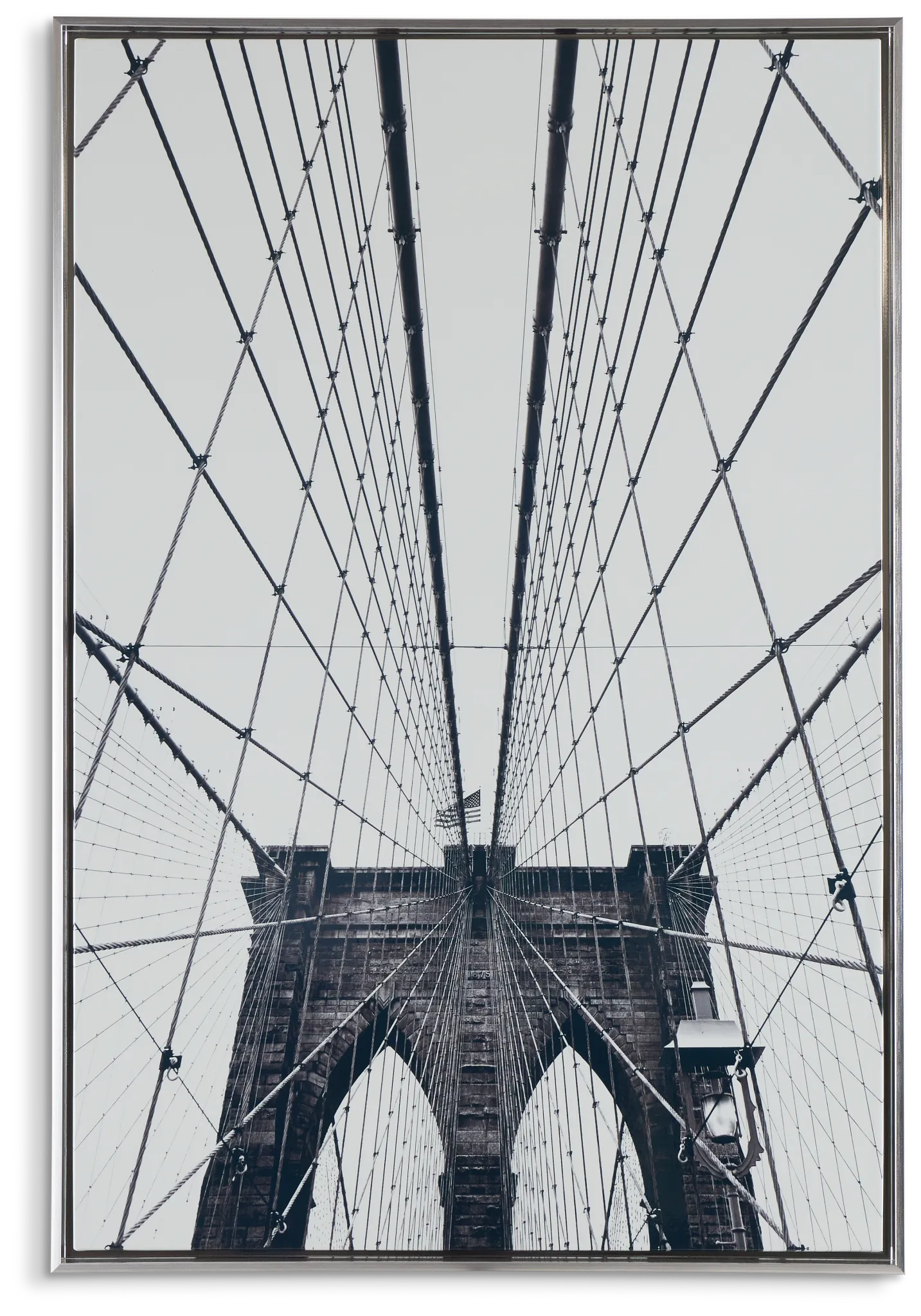 Grid Black Framed Wall Art