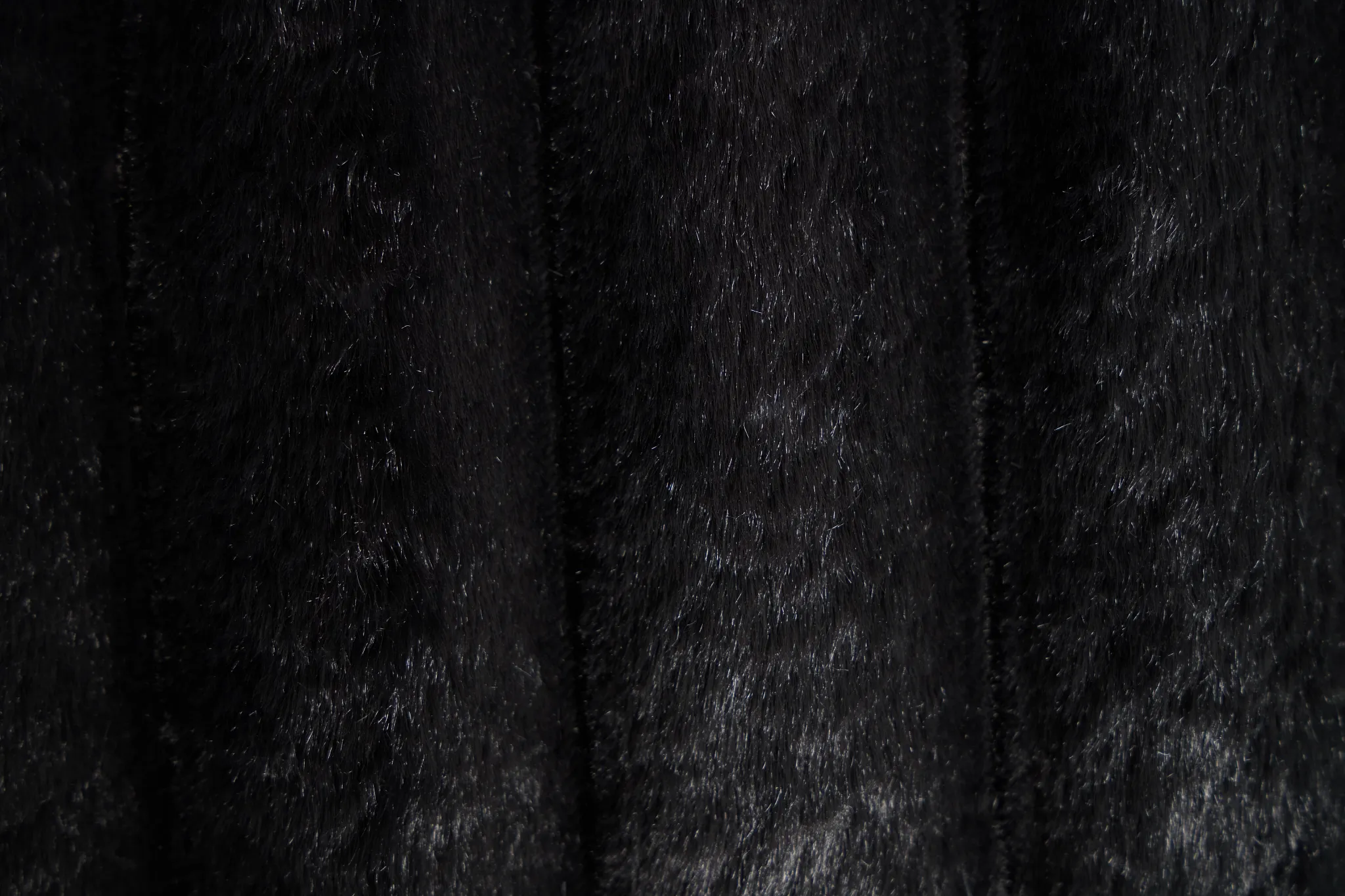 Teddy Black Fabric Medium Left Chaise Sectional