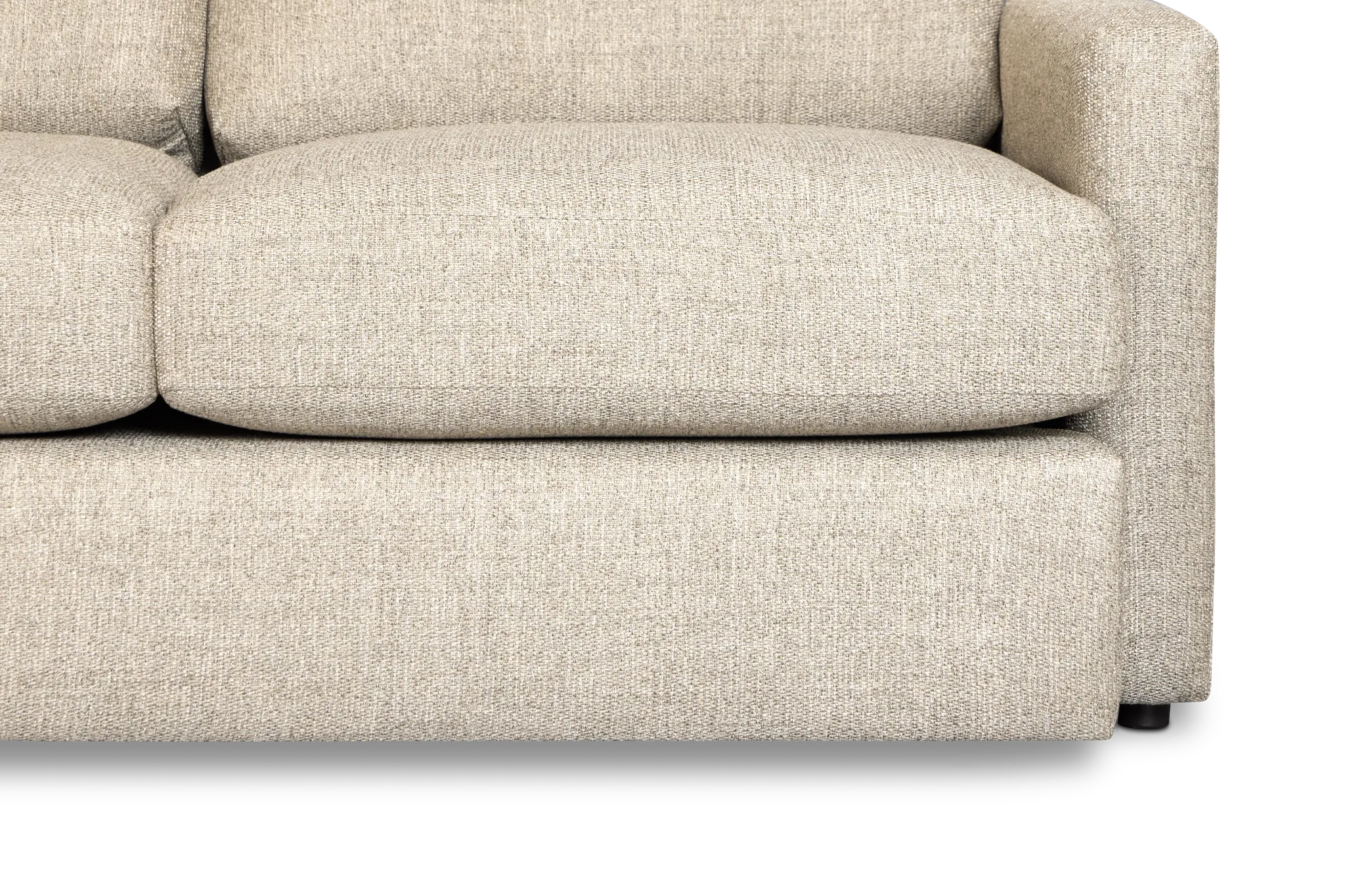 Maxwell Dark Gray Fabric Left Chaise Sectional