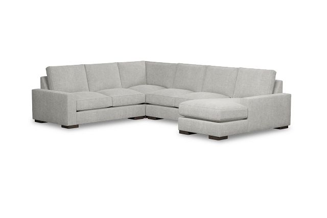 Edgewater Elevation Khaki Medium Right Chaise Sectional