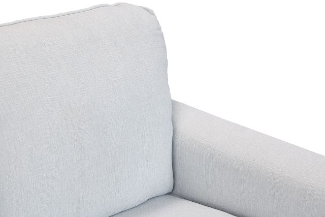 Avalon Light Blue Fabric Loveseat