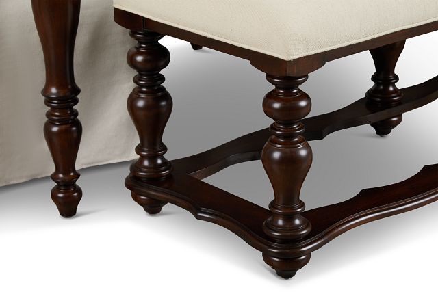 Savannah Dark Tone Rectangular Table And Mixed Chairs (10)