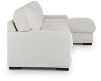 Veronica White Down Small Right Chaise Sectional