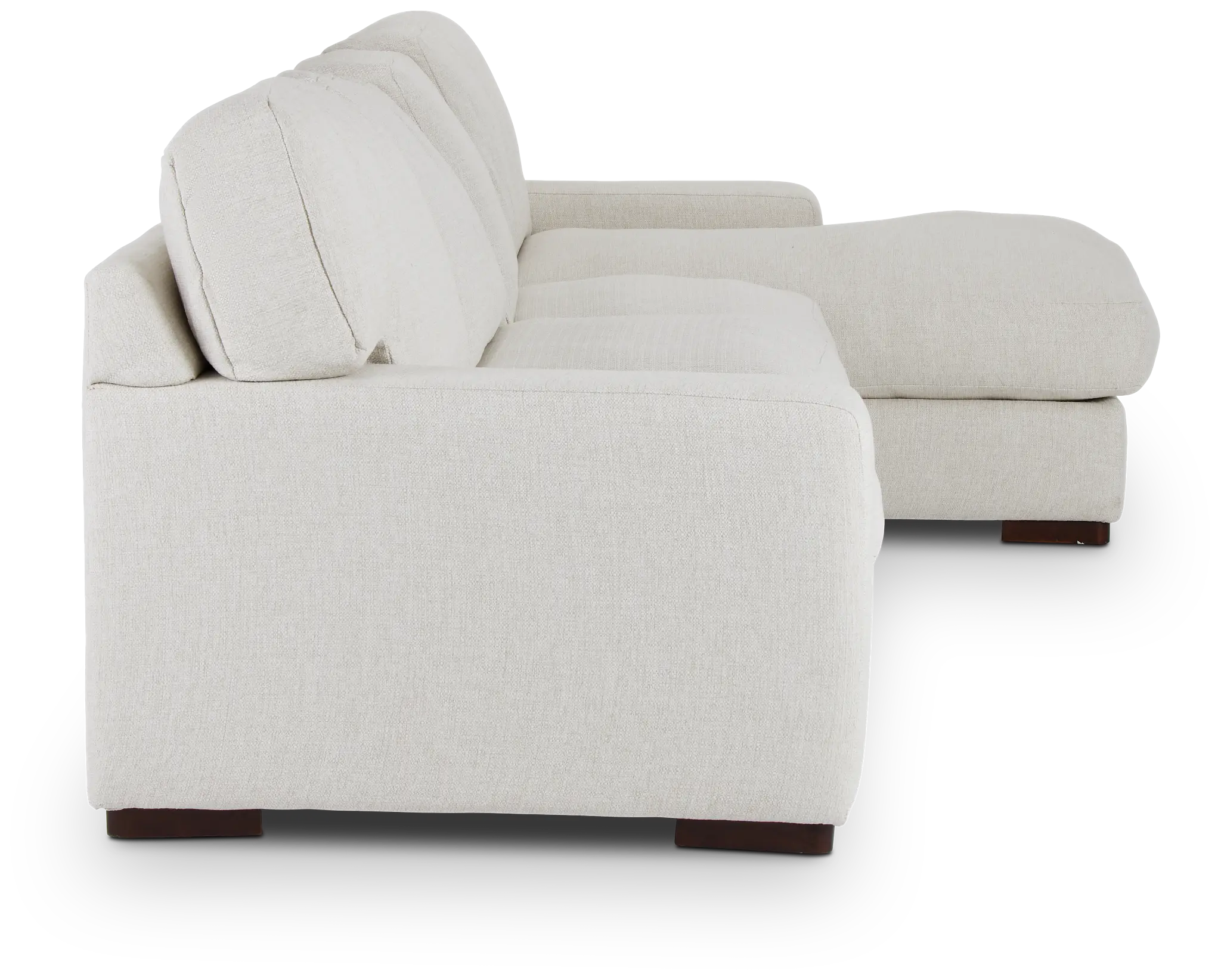 Veronica White Down Small Right Chaise Sectional Veronica White Down Small Right Chaise Sectional