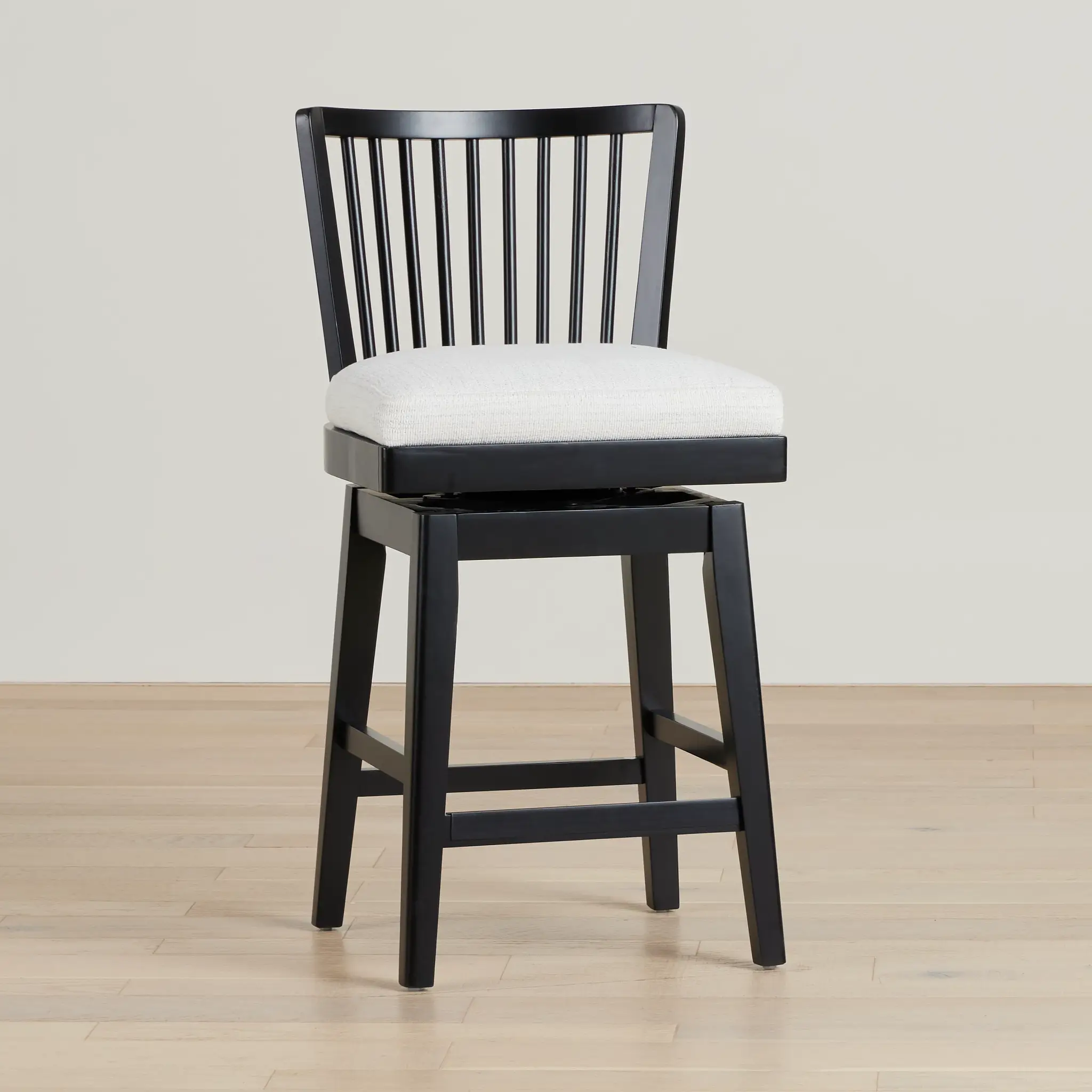 Southlake Black 24" Swivel Barstool Southlake Black 24" Swivel Barstool