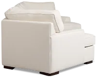 Sinclair Light Beige Fabric Dual Cuddler Sectional