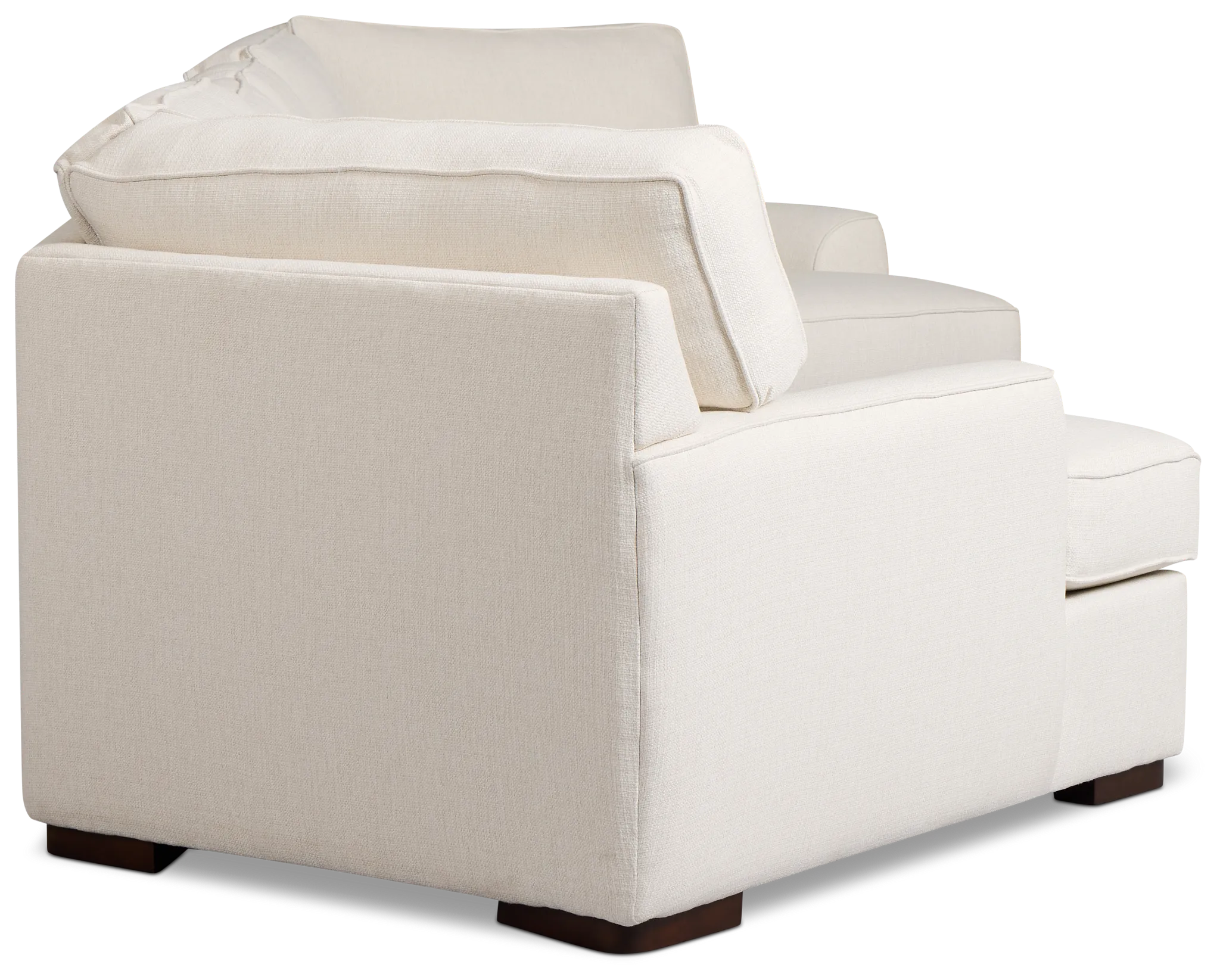 Sinclair Light Beige Fabric Dual Cuddler Sectional