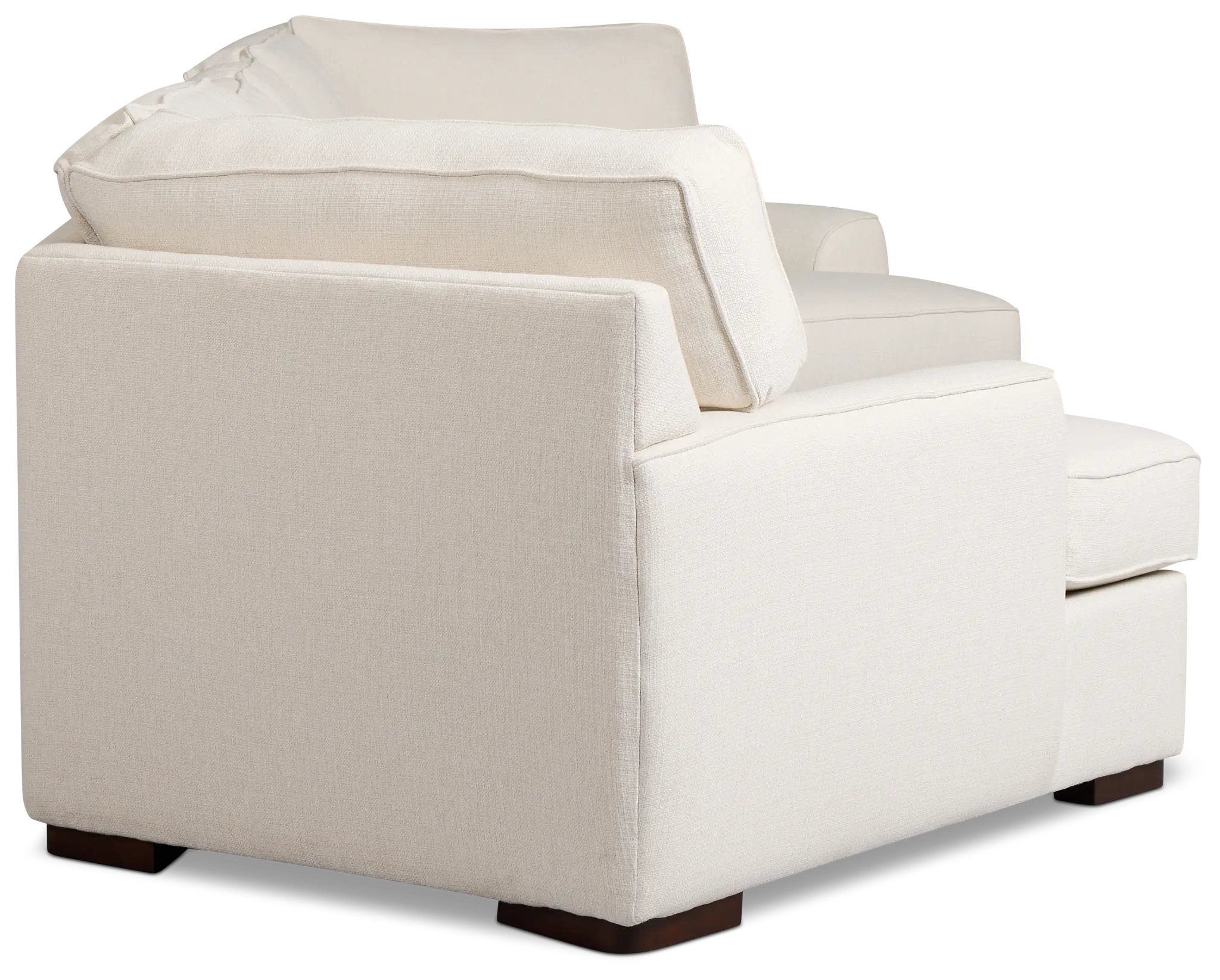 Sinclair Light Beige Fabric Dual Cuddler Sectional Sinclair Light Beige Fabric Dual Cuddler Sectional