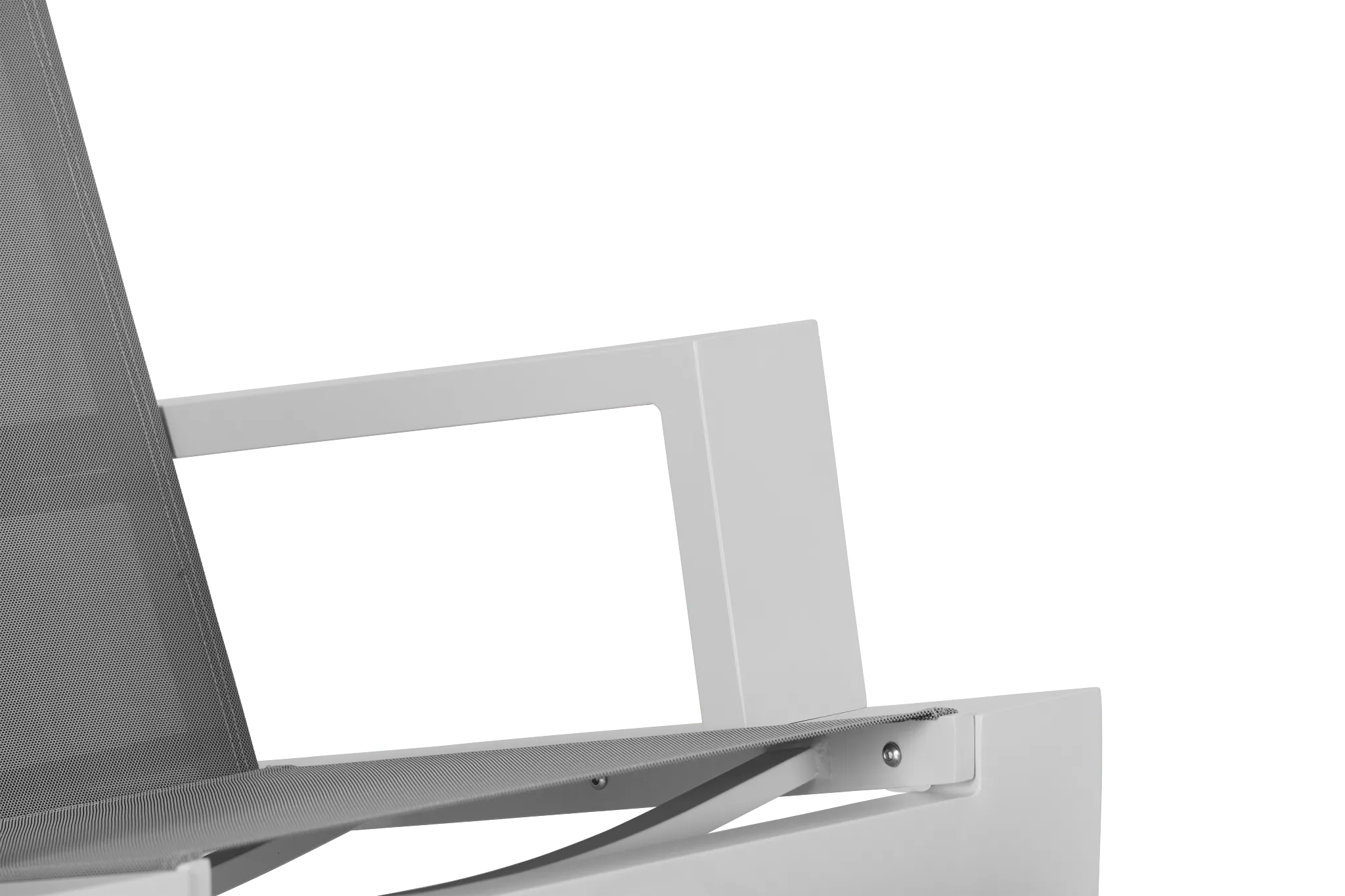 Linear White Chair & Otto