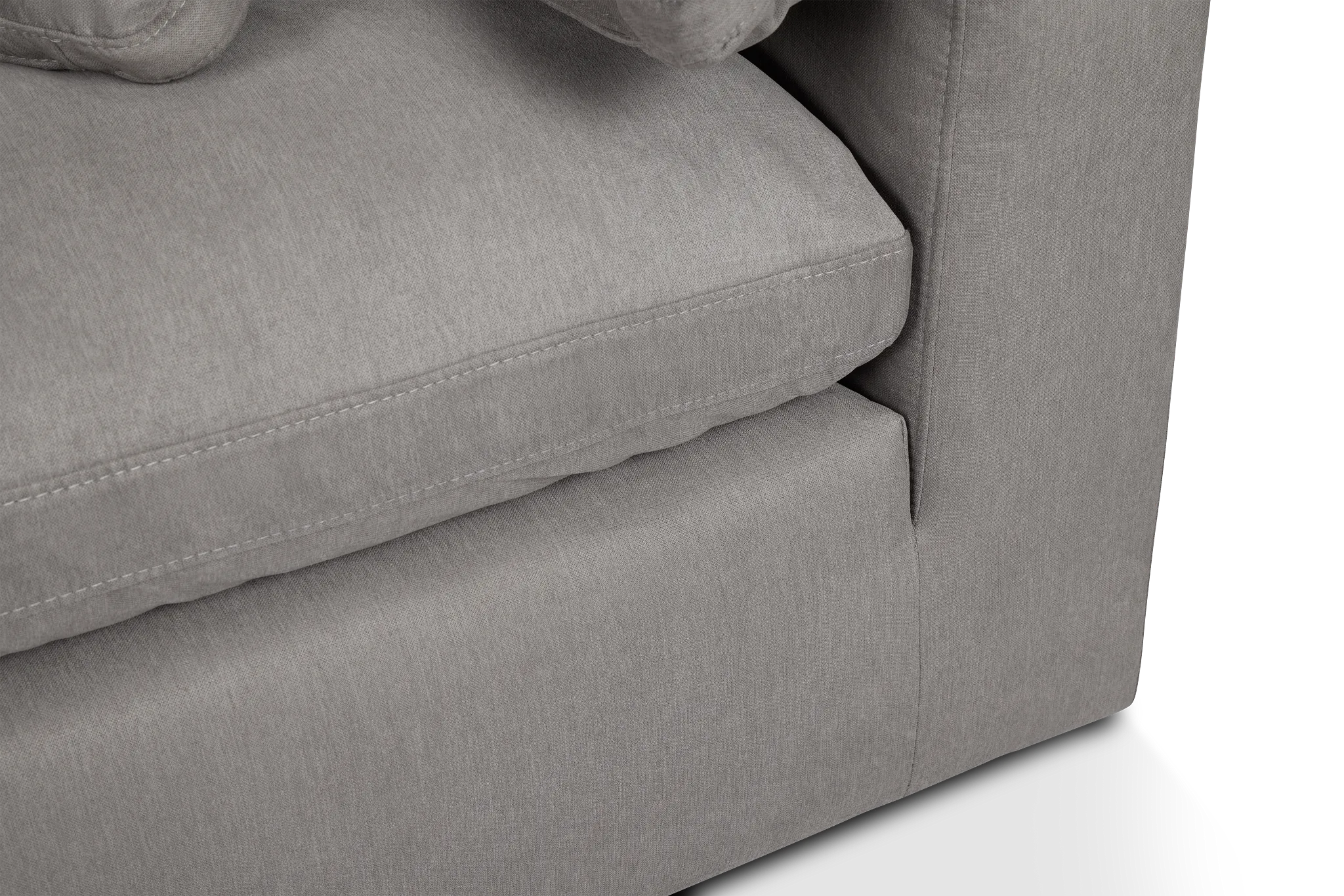 Nixon Light Gray Fabric Sofa