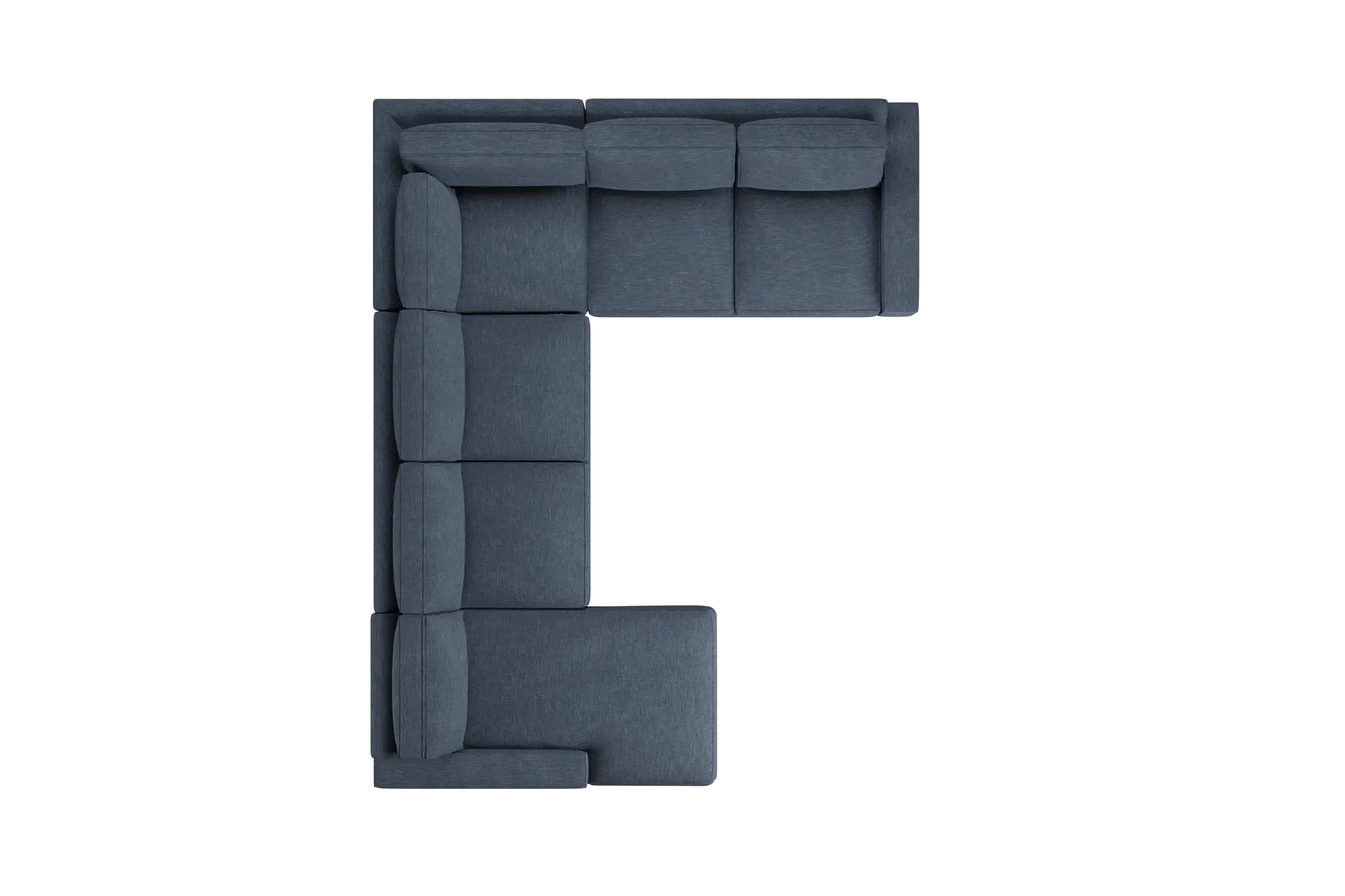 Edgewater Elevation Dark Blue Medium Left Chaise Sectional Edgewater Elevation Dark Blue Medium Left Chaise Sectional