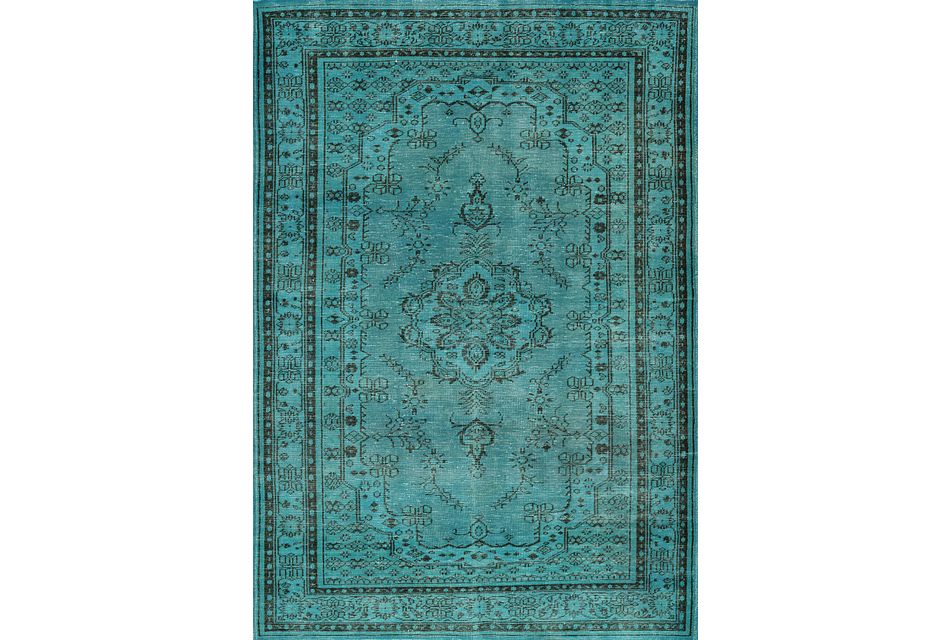 Handan Teal 8x10 Area Rug Home Accents Rugs City Furniture