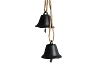 Bells Black Metal Tabletop Accessory
