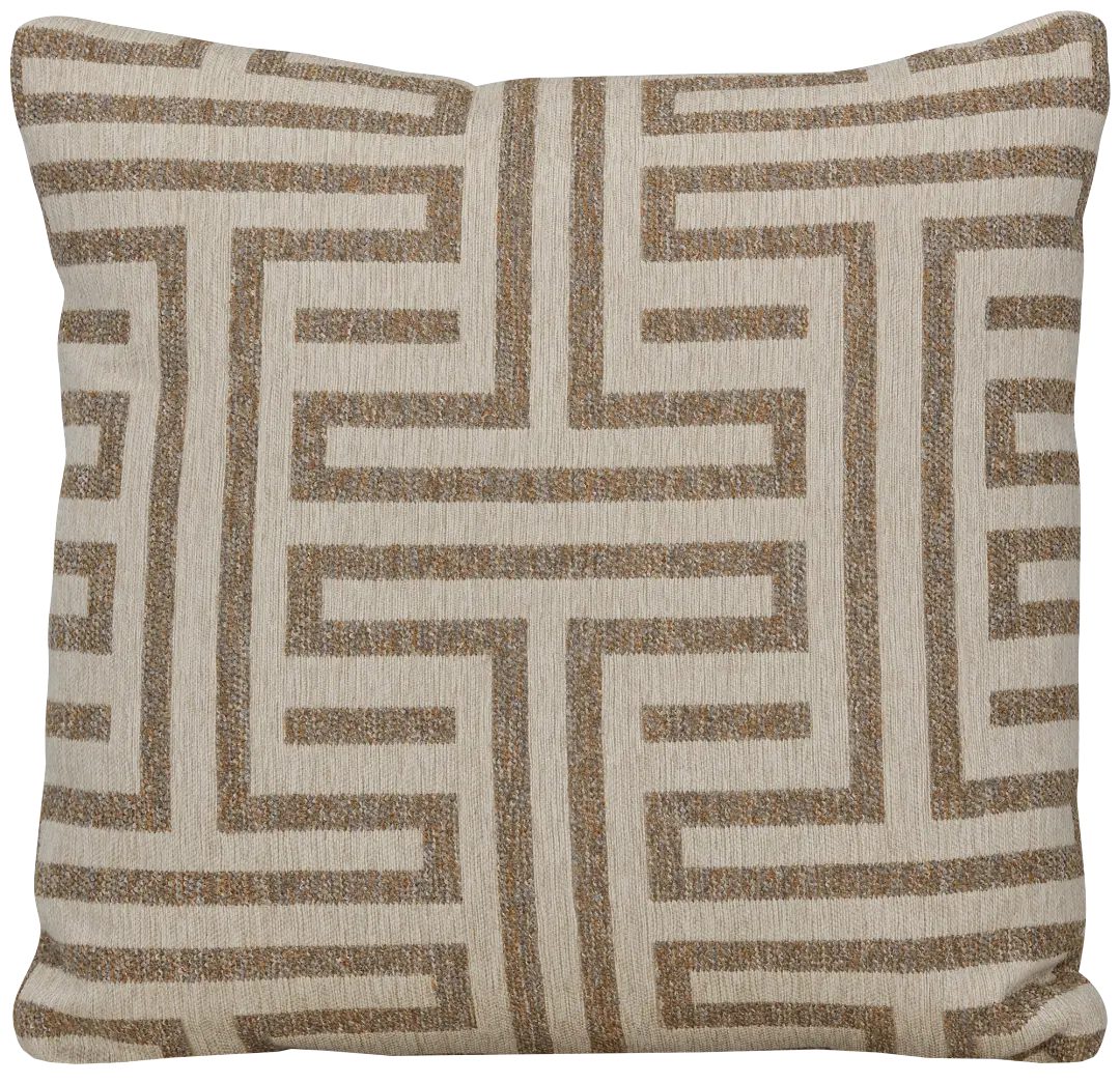 Doric Beige 20" Accent Pillow Doric Beige 20" Accent Pillow
