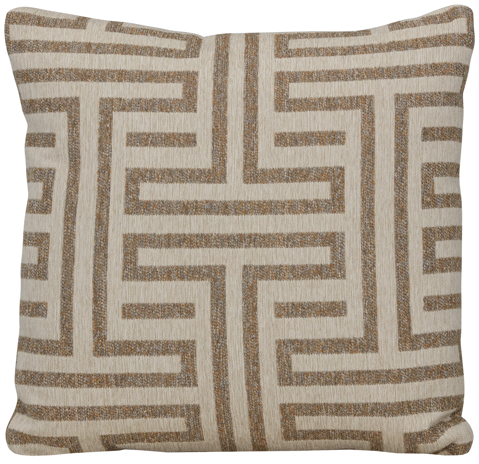 Doric Beige 20" Accent Pillow