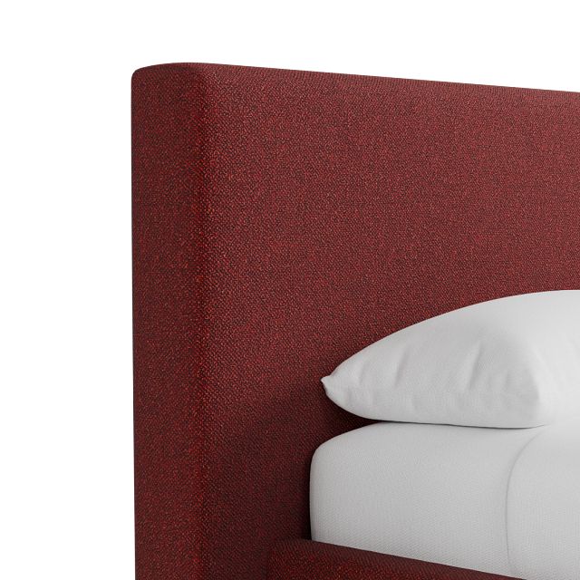 Grayton Elite Red 44" Upholstered Platform Bed