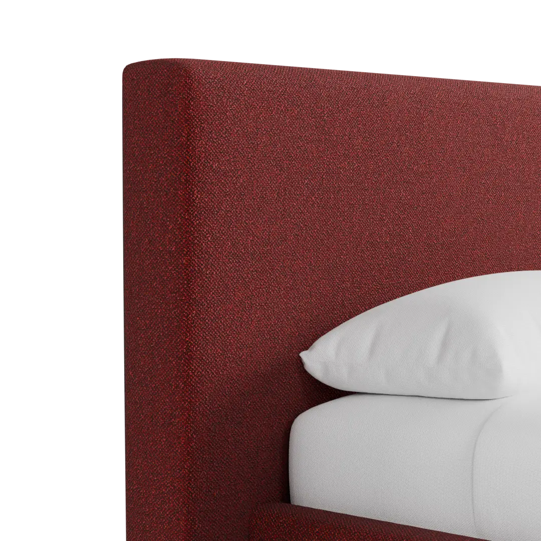 Grayton Elite Red 44" Upholstered Platform Bed Grayton Elite Red 44" Upholstered Platform Bed