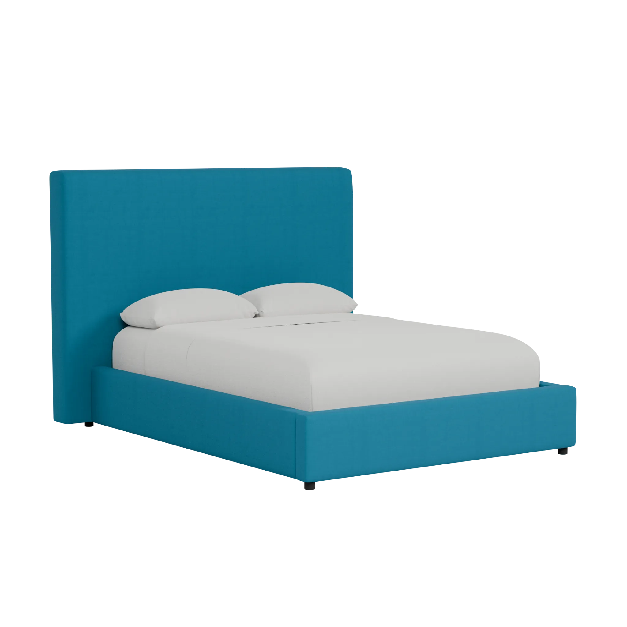 Grayton Joya Teal 54" Upholstered Platform Bed