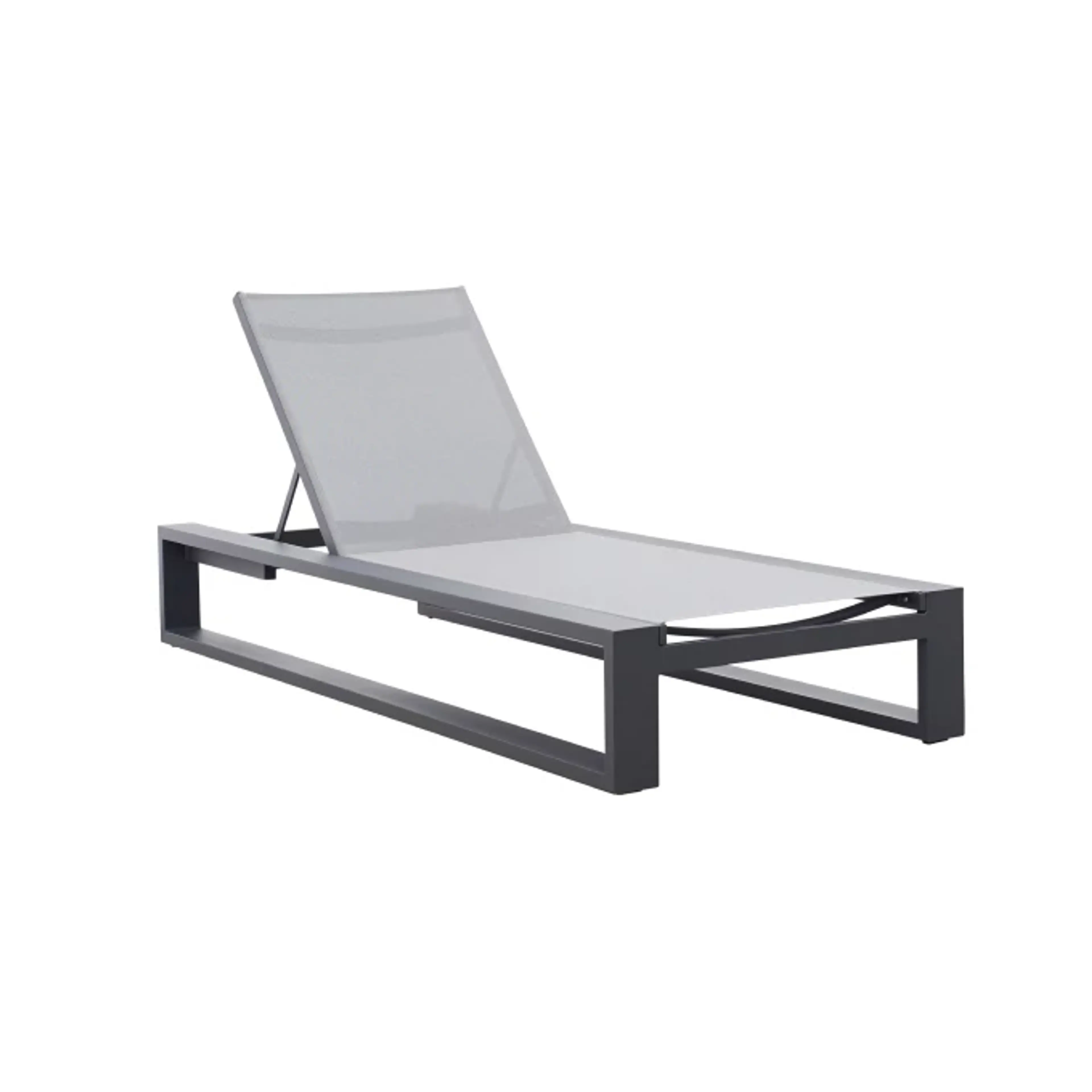 Linear Gray Chaise