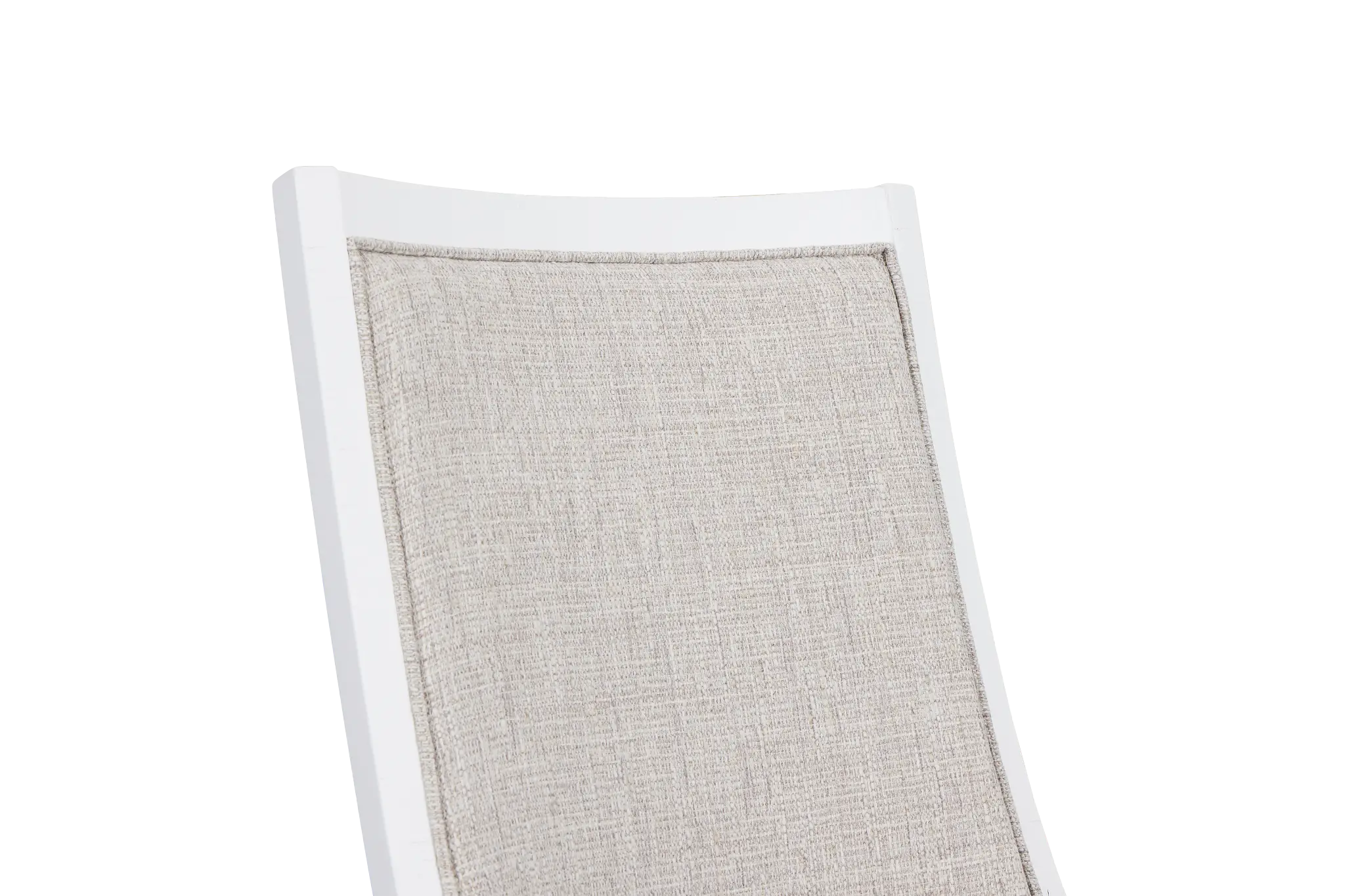 Heron Cove White Curved Upholstered Side Chair Heron Cove White Curved Upholstered Side Chair