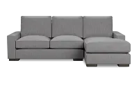 Edgewater Revenue Gray Right Chaise Sectional